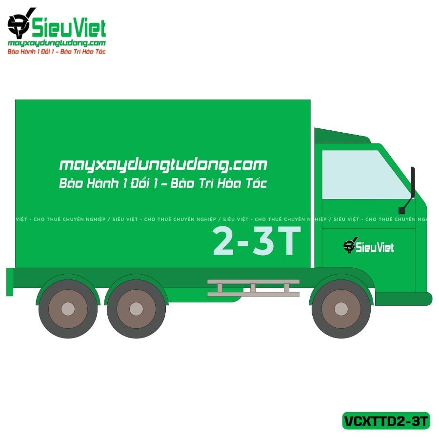 Phí vận chuyển xe tải thùng dài 2-3 tấn