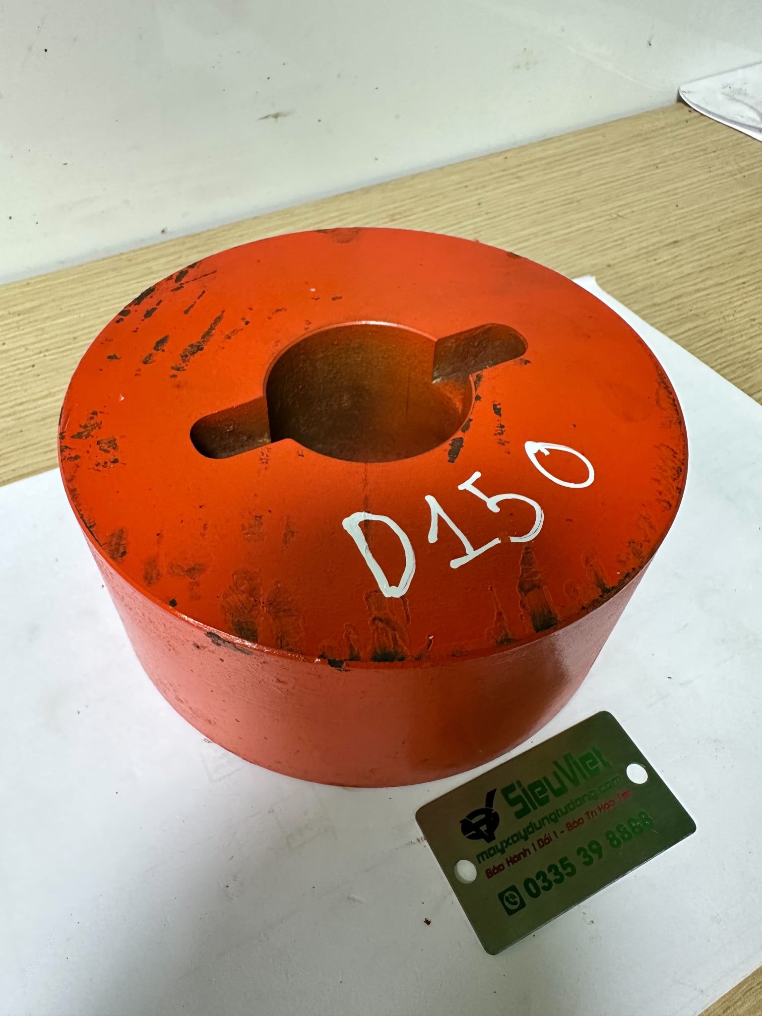 Quả lô uốn góc D150*Lỗ 50*Dày 65mm - Máy B32, B42 (S)