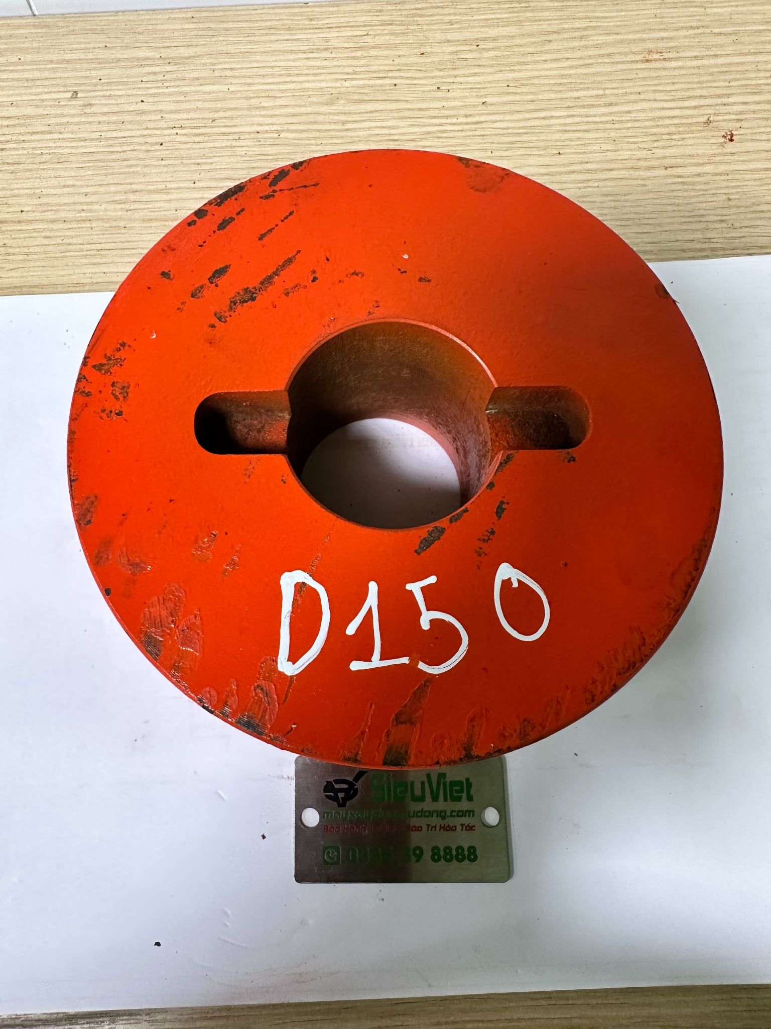 Quả lô uốn góc D150*Lỗ 50*Dày 65mm - Máy B32, B42 (S)