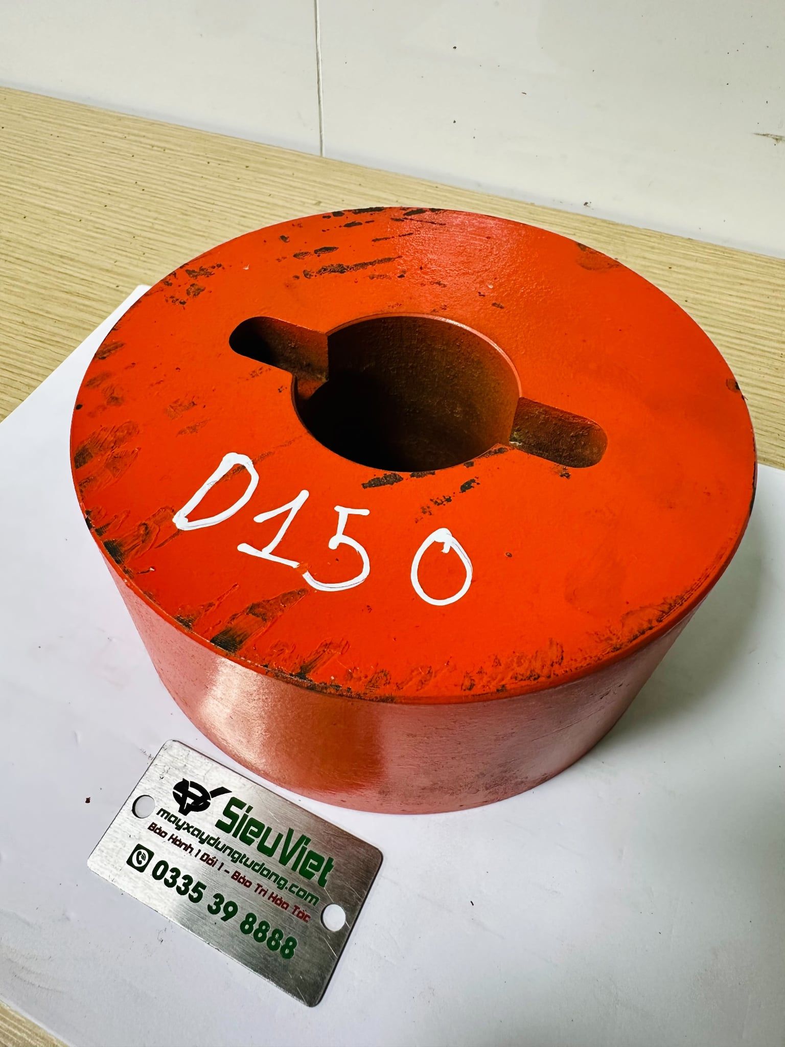Quả lô uốn góc D150*Lỗ 50*Dày 65mm - Máy B32, B42 (S)