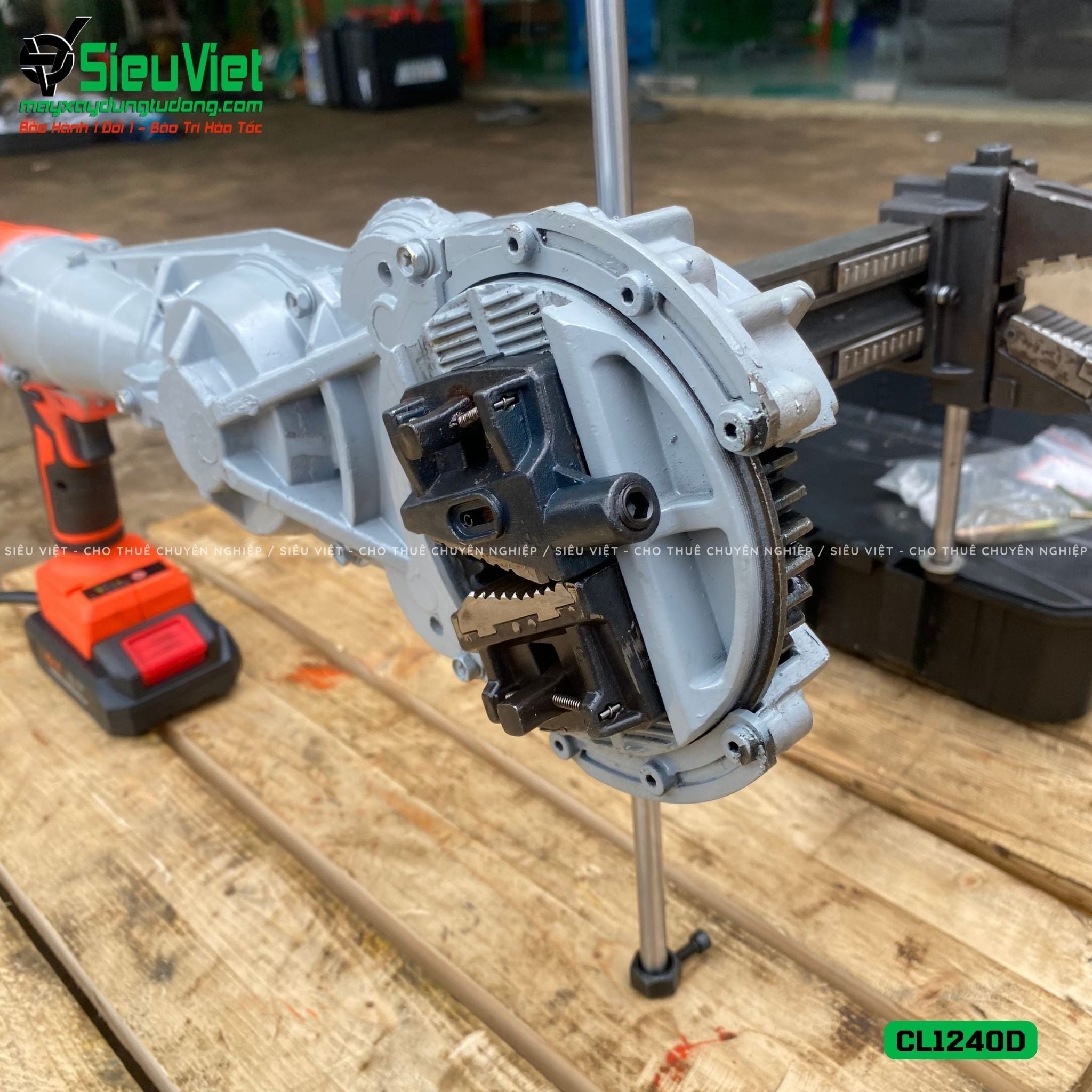 Máy siết vặn Coupler nối sắt xây dựng phi 12 - 40mm CL1240D
