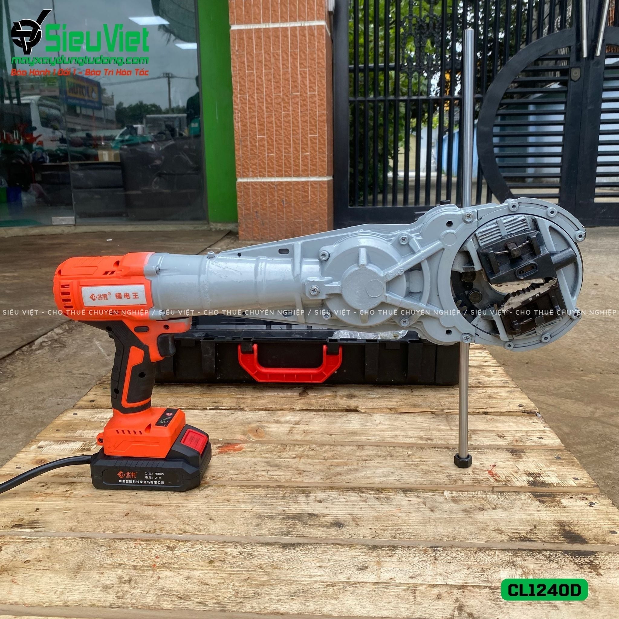 Máy siết vặn Coupler nối sắt xây dựng phi 12 - 40mm CL1240D