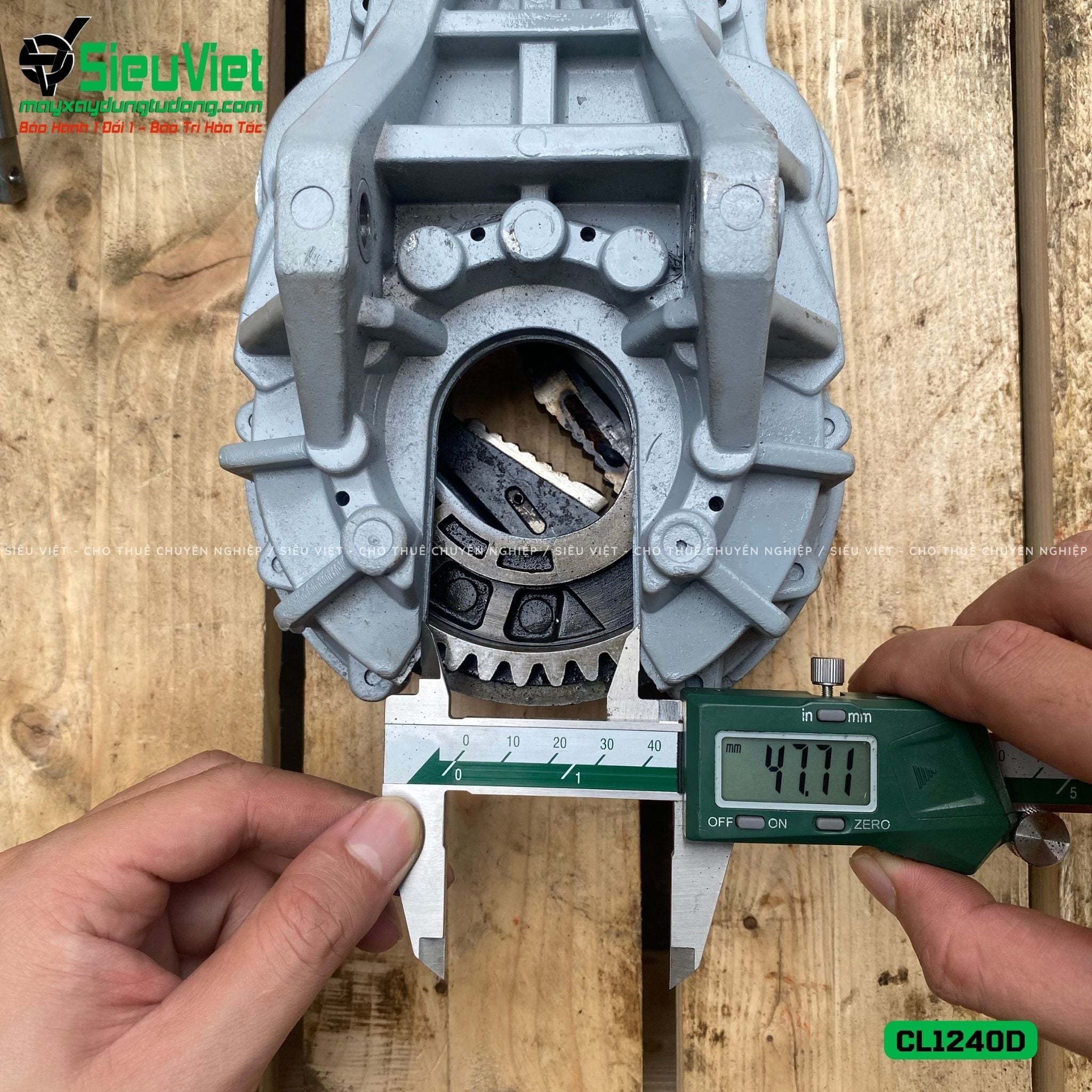 Máy siết vặn Coupler nối sắt xây dựng phi 12 - 40mm CL1240D