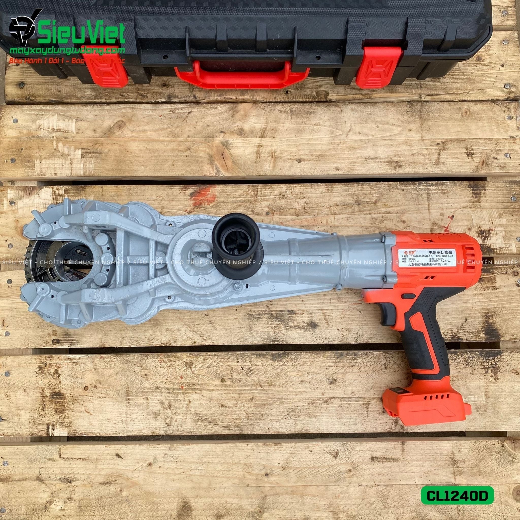 Máy siết vặn Coupler nối sắt xây dựng phi 12 - 40mm CL1240D