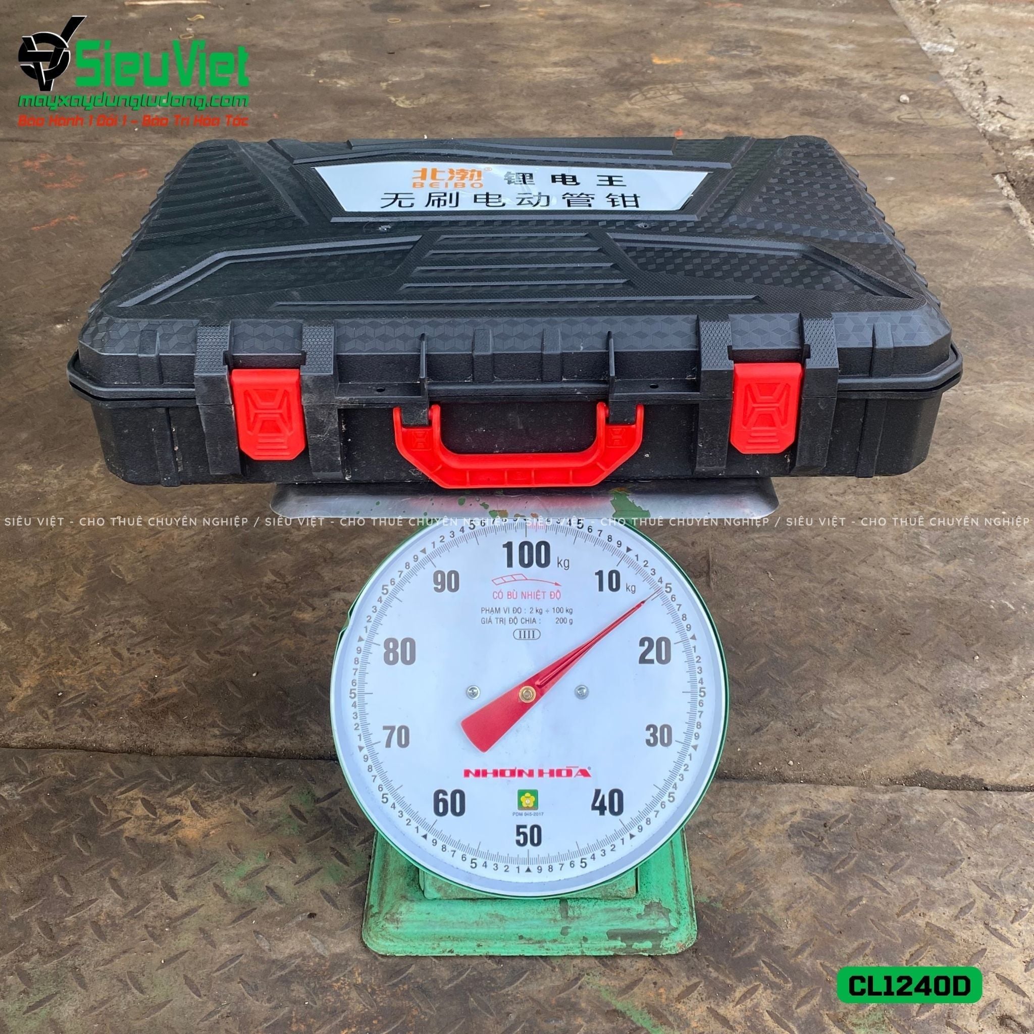 Máy siết vặn Coupler nối sắt xây dựng phi 12 - 40mm CL1240D