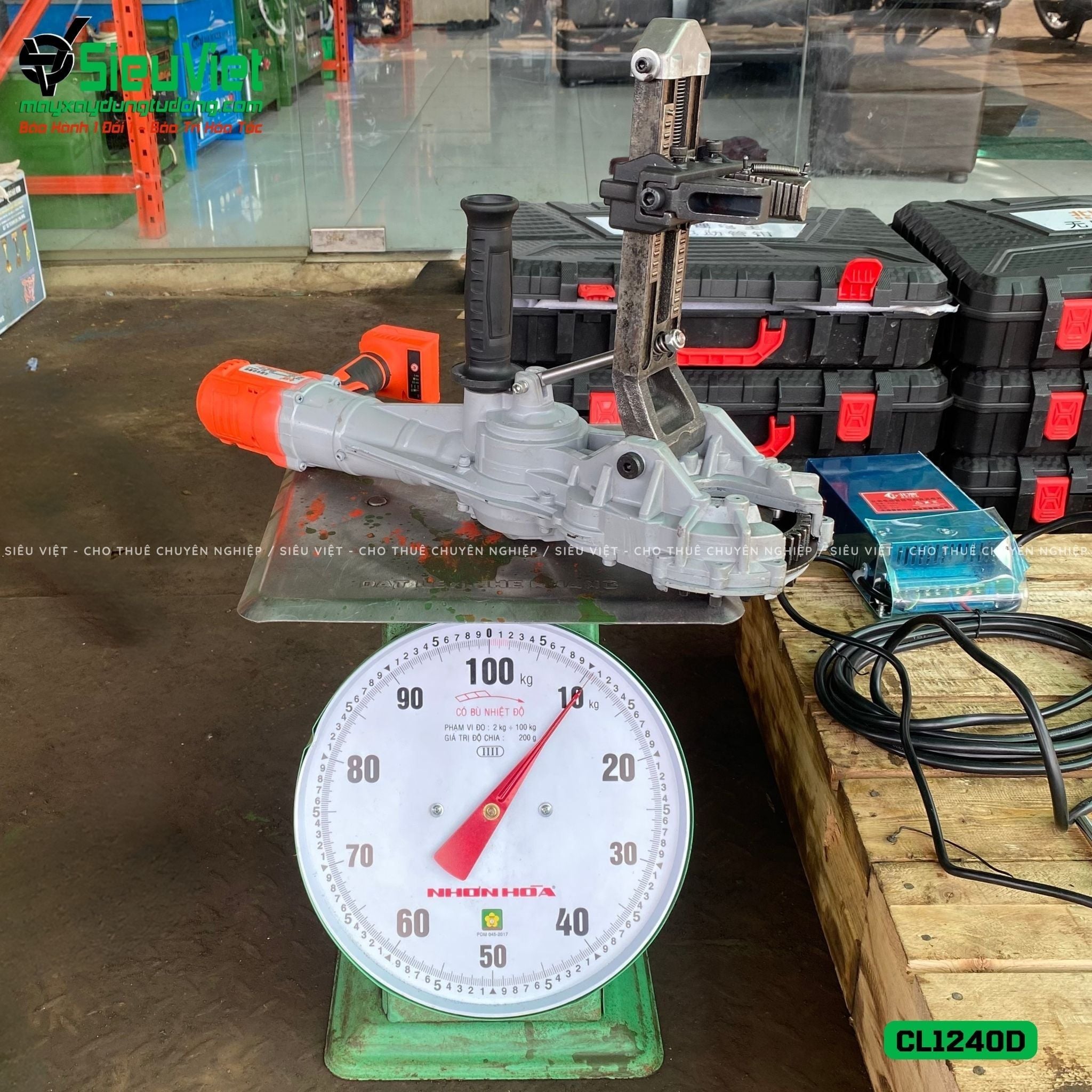 Máy siết vặn Coupler nối sắt xây dựng phi 12 - 40mm CL1240D