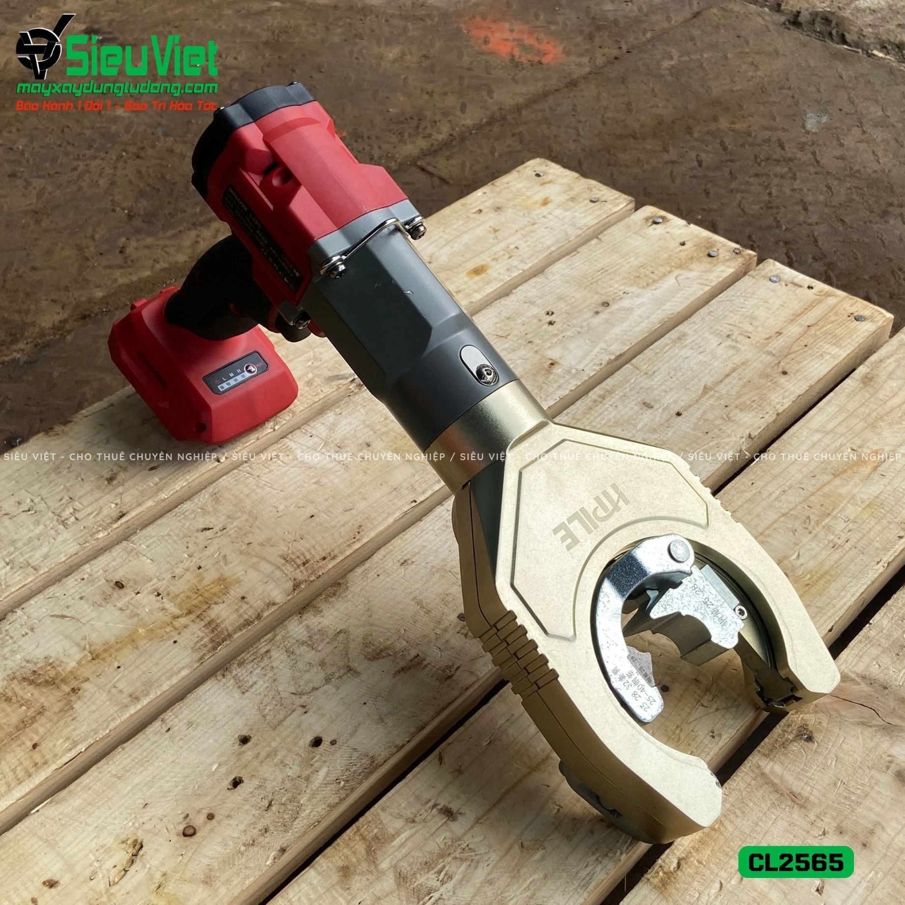 Máy siết vặn Coupler nối sắt xây dựng CL2565