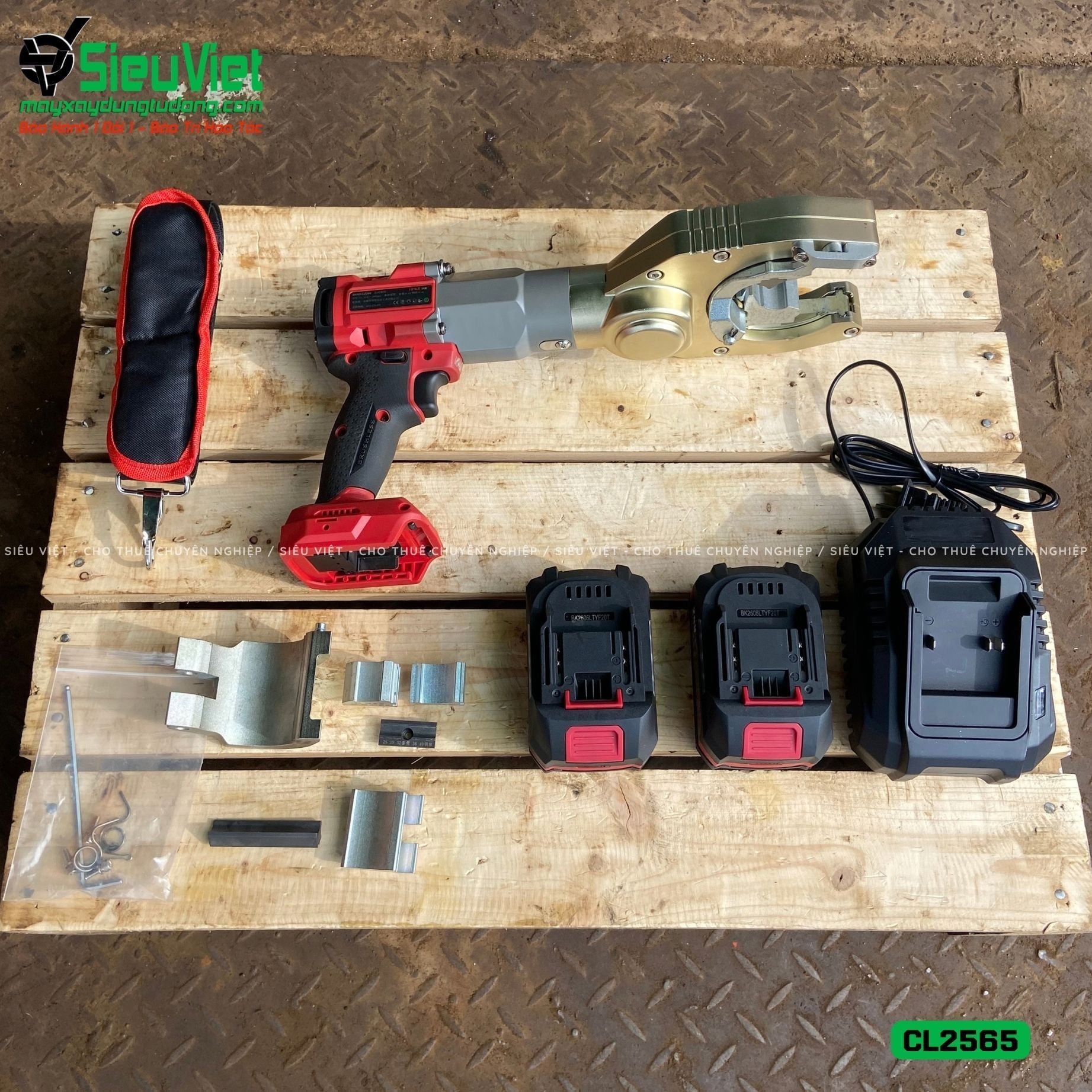 Máy siết vặn Coupler nối sắt xây dựng CL2565