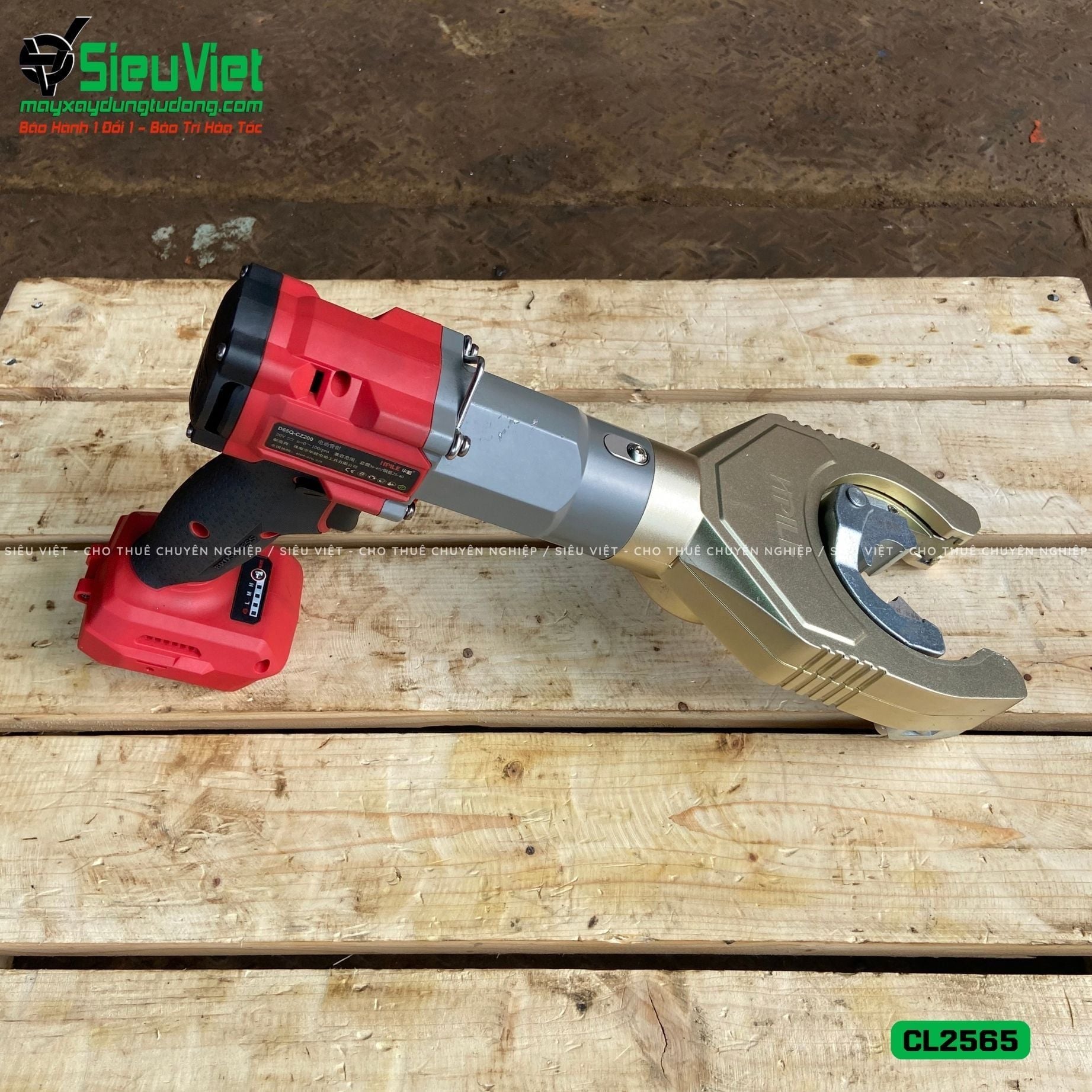 Máy siết vặn Coupler nối sắt xây dựng CL2565