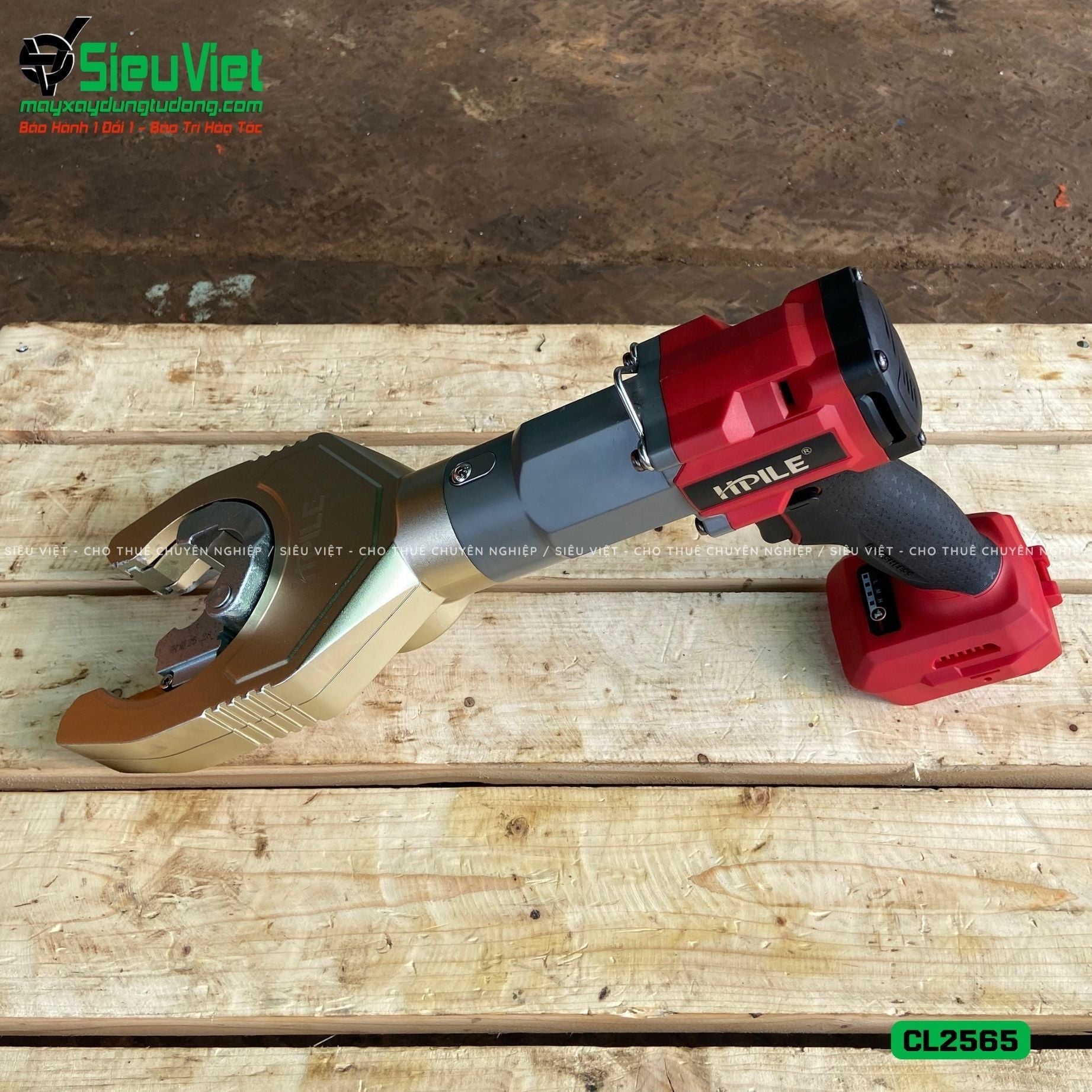 Máy siết vặn Coupler nối sắt xây dựng CL2565