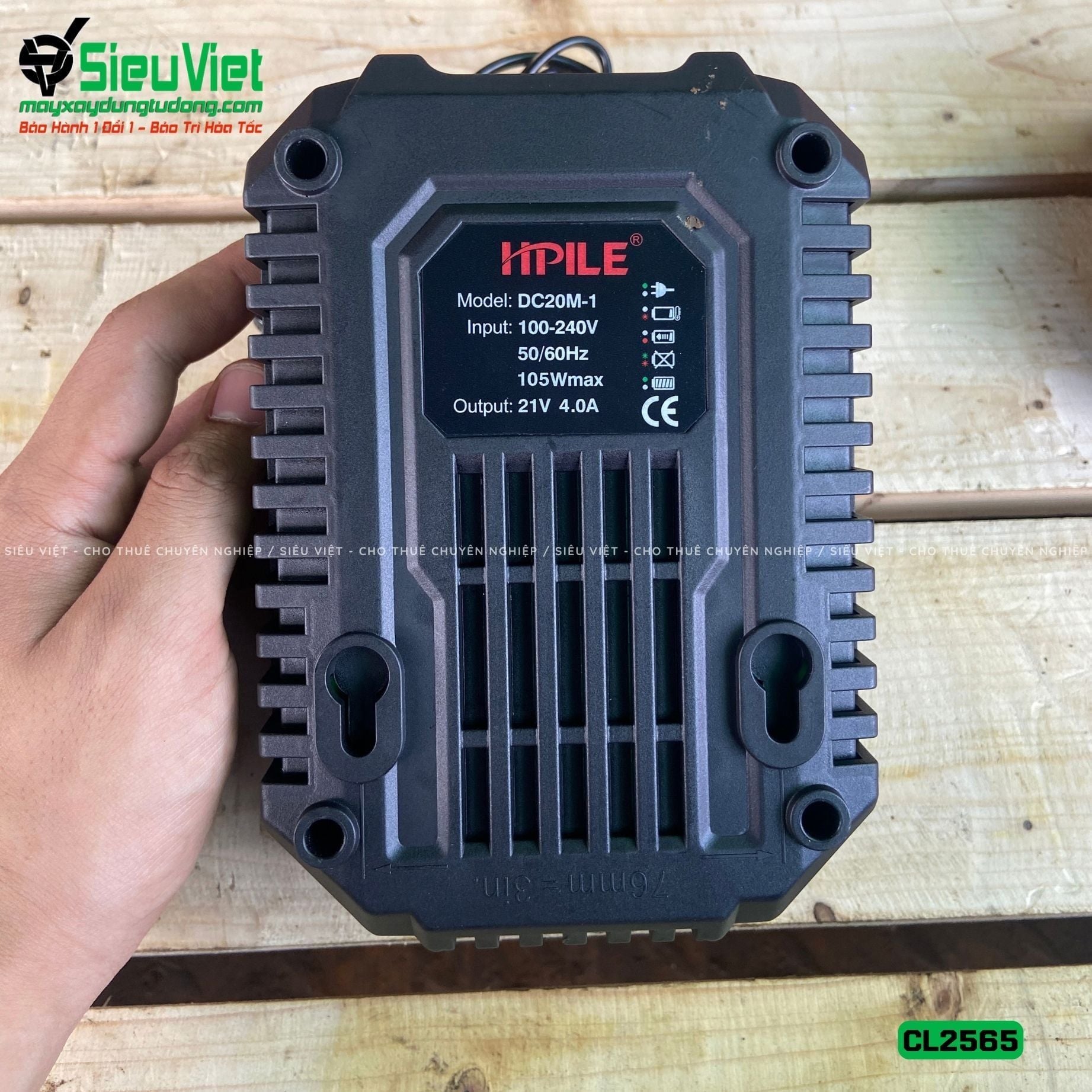 Máy siết vặn Coupler nối sắt xây dựng CL2565