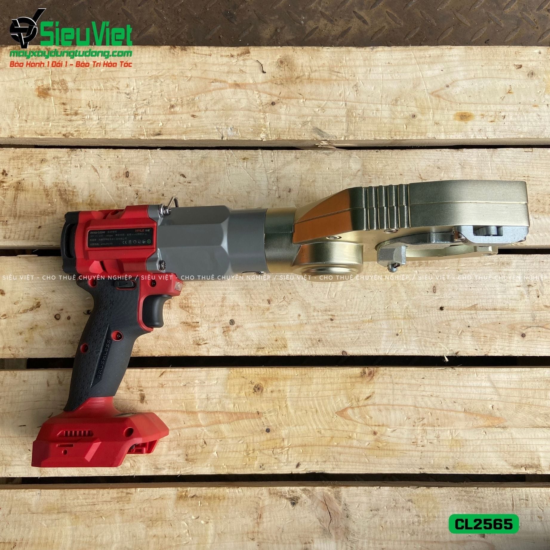 Máy siết vặn Coupler nối sắt xây dựng CL2565