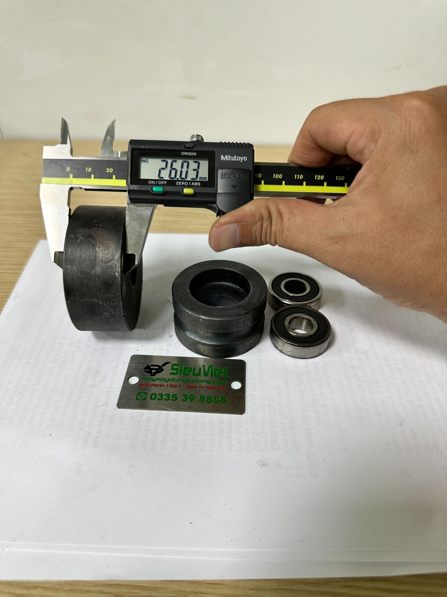 Bộ con lăn đếm chiều dài máy duỗi cắt tự động GT412 (S)
