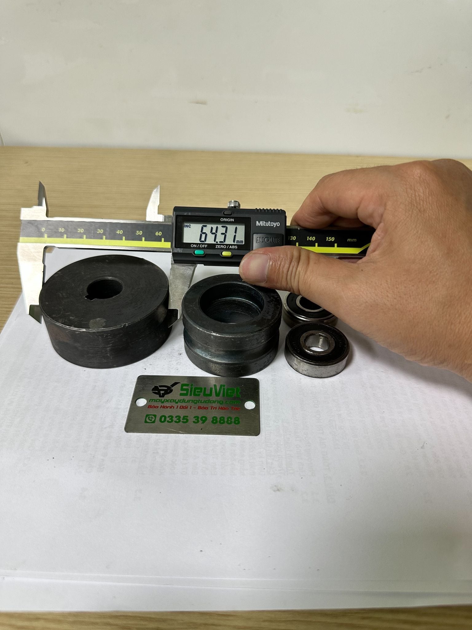 Bộ con lăn đếm chiều dài máy duỗi cắt tự động GT412 (S)