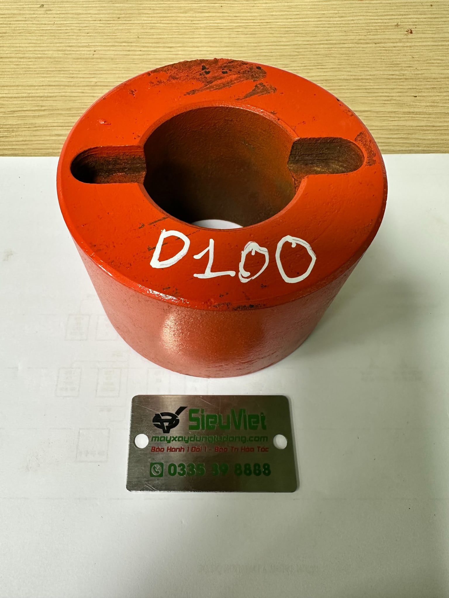 Quả lô uốn góc D100*Lỗ 50*Dày 65mm - Máy B32, B42 (S)