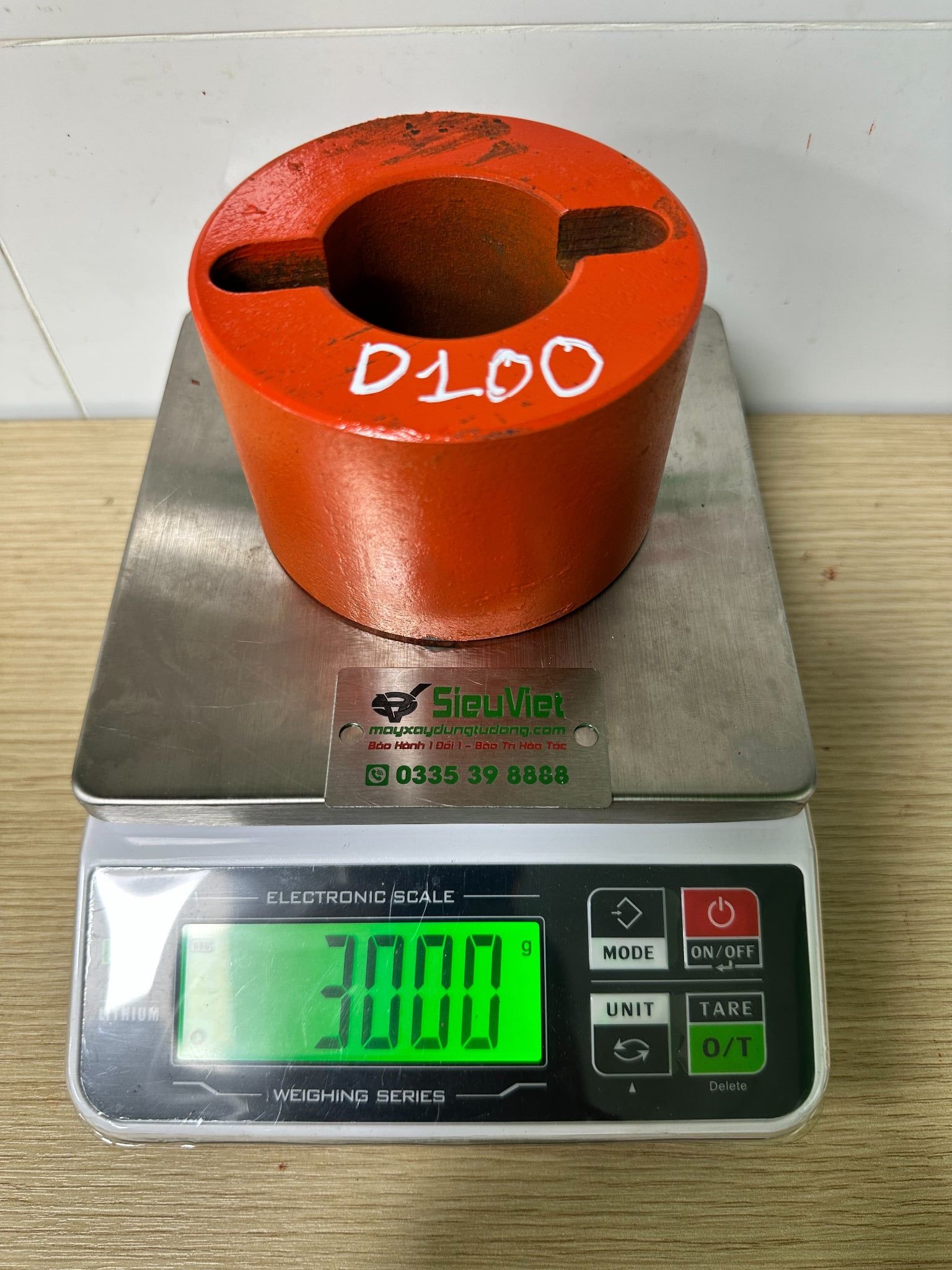 Quả lô uốn góc D100*Lỗ 50*Dày 65mm - Máy B32, B42 (S)