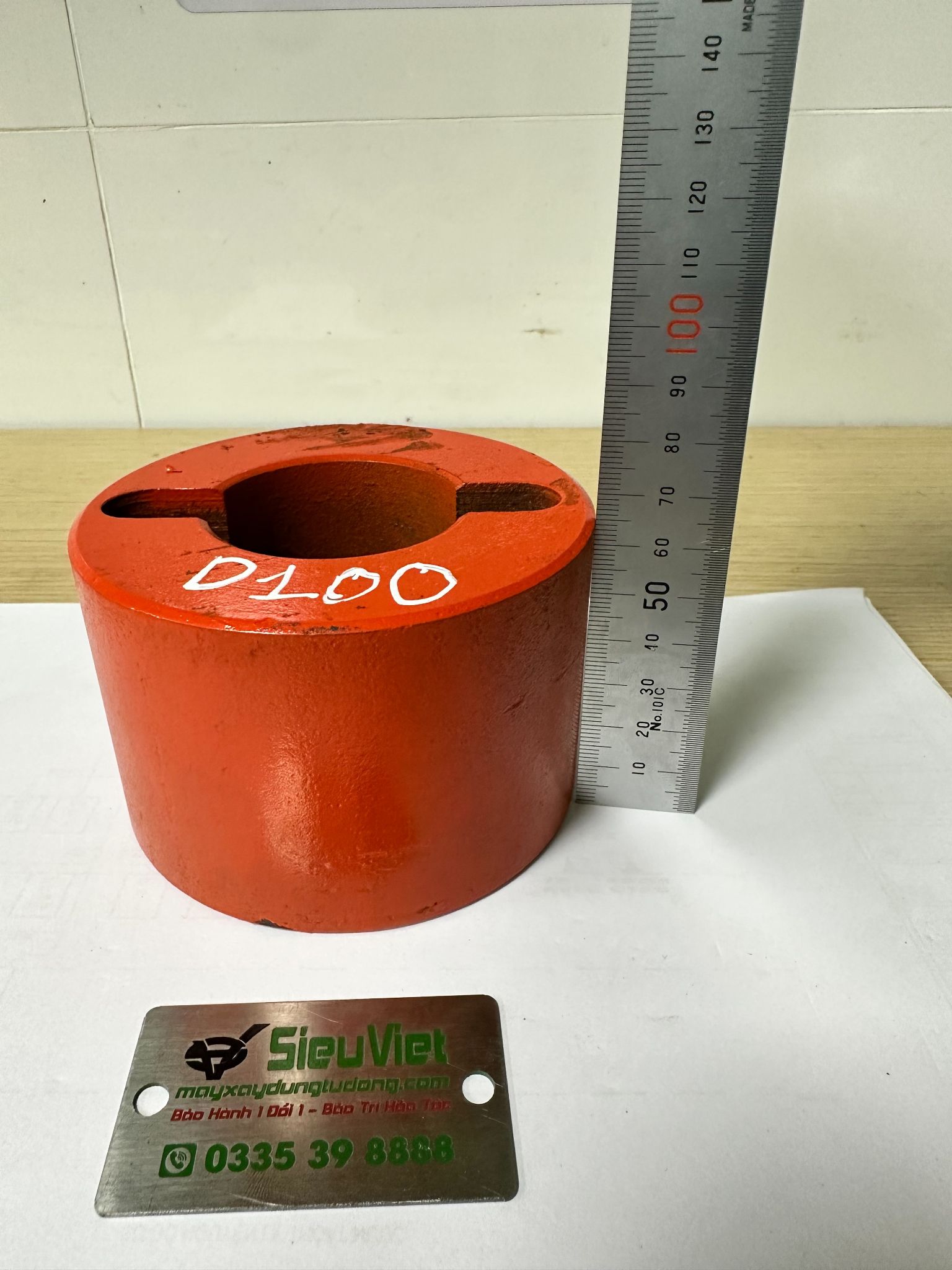 Quả lô uốn góc D100*Lỗ 50*Dày 65mm - Máy B32, B42 (S)