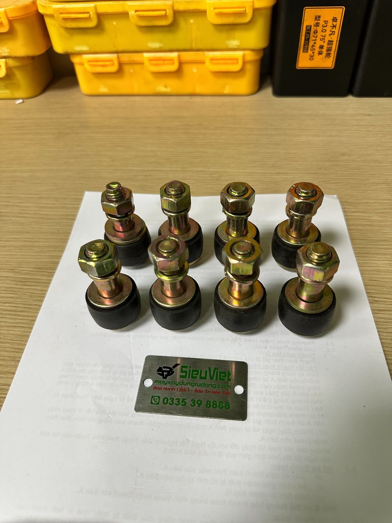 Ốc khớp nối trục hộp số và mô tơ vận thăng VTSV1000 (S)