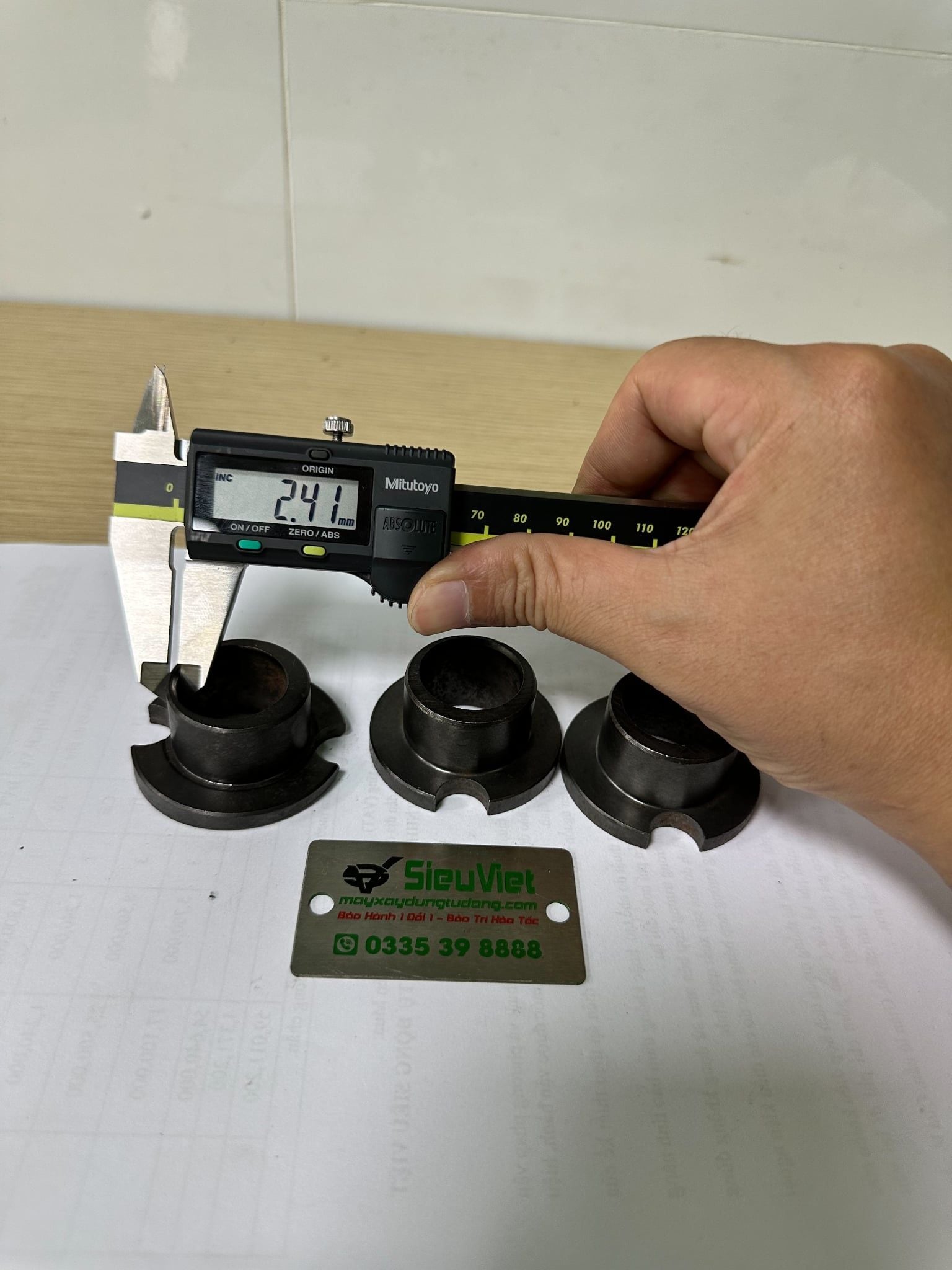 Long đền bạc căn, Lô lệch có số - Cốt ngắn lệch tâm máy tiện ren HGS (S)