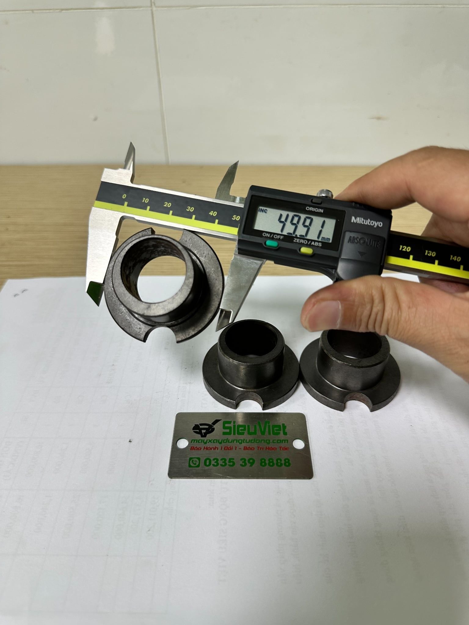 Long đền bạc căn, Lô lệch có số - Cốt ngắn lệch tâm máy tiện ren HGS (S)