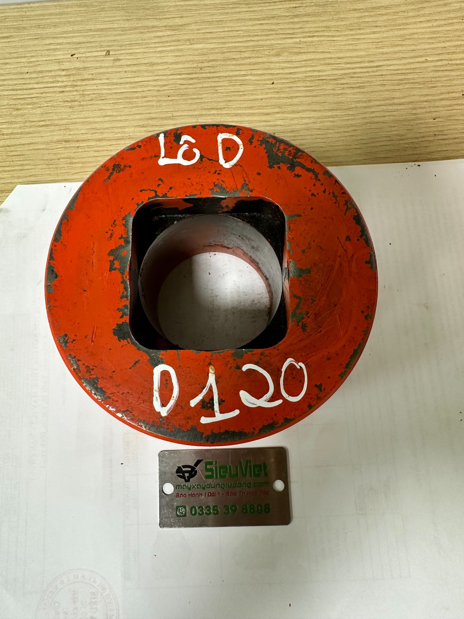 Quả lô uốn góc D120*Lỗ 55*Dày 65mm máy B42N, TYBHD42A (S)