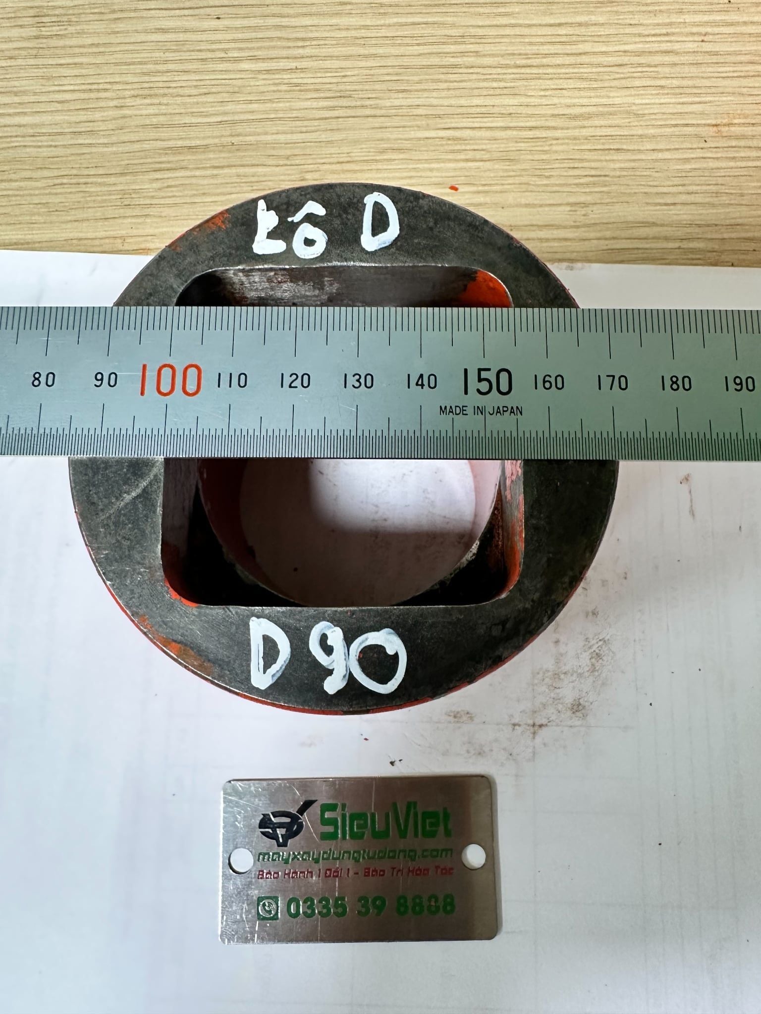 Quả lô uốn góc D90*Lỗ 55*Dày 65mm máy B42N, TYBHD42A (S)