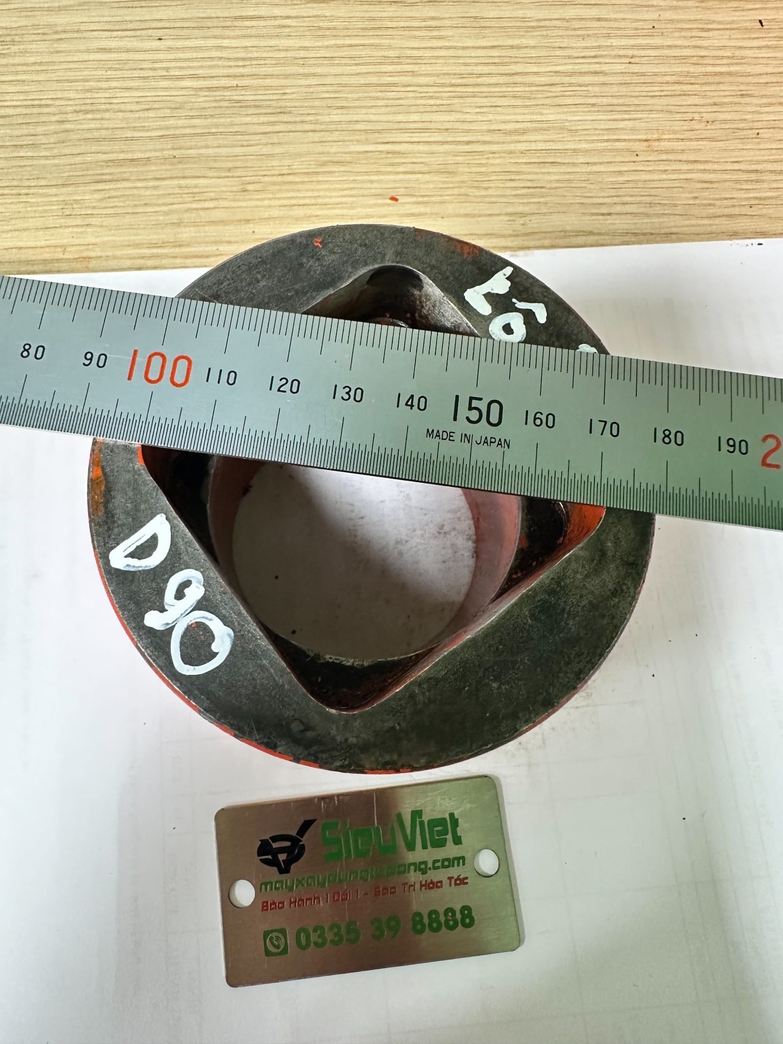Quả lô uốn góc D90*Lỗ 55*Dày 65mm máy B42N, TYBHD42A (S)