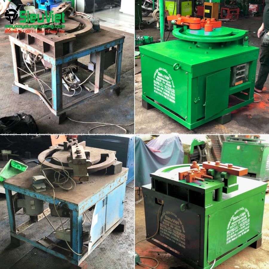 Đại tu máy uốn sắt B42 nội địa Nhật Bản