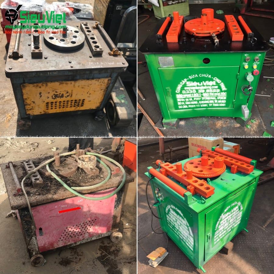 Sửa máy uốn sắt GW45 Trung Quốc