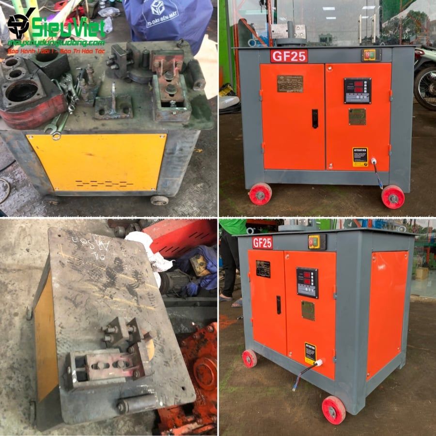 Sửa máy uốn sắt GF25 Trung Quốc