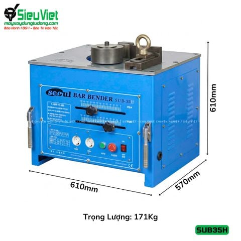 Máy uốn thép phi 32 SUB-35H Seoul Hàn Quốc - Điện 220v, 1 Pha