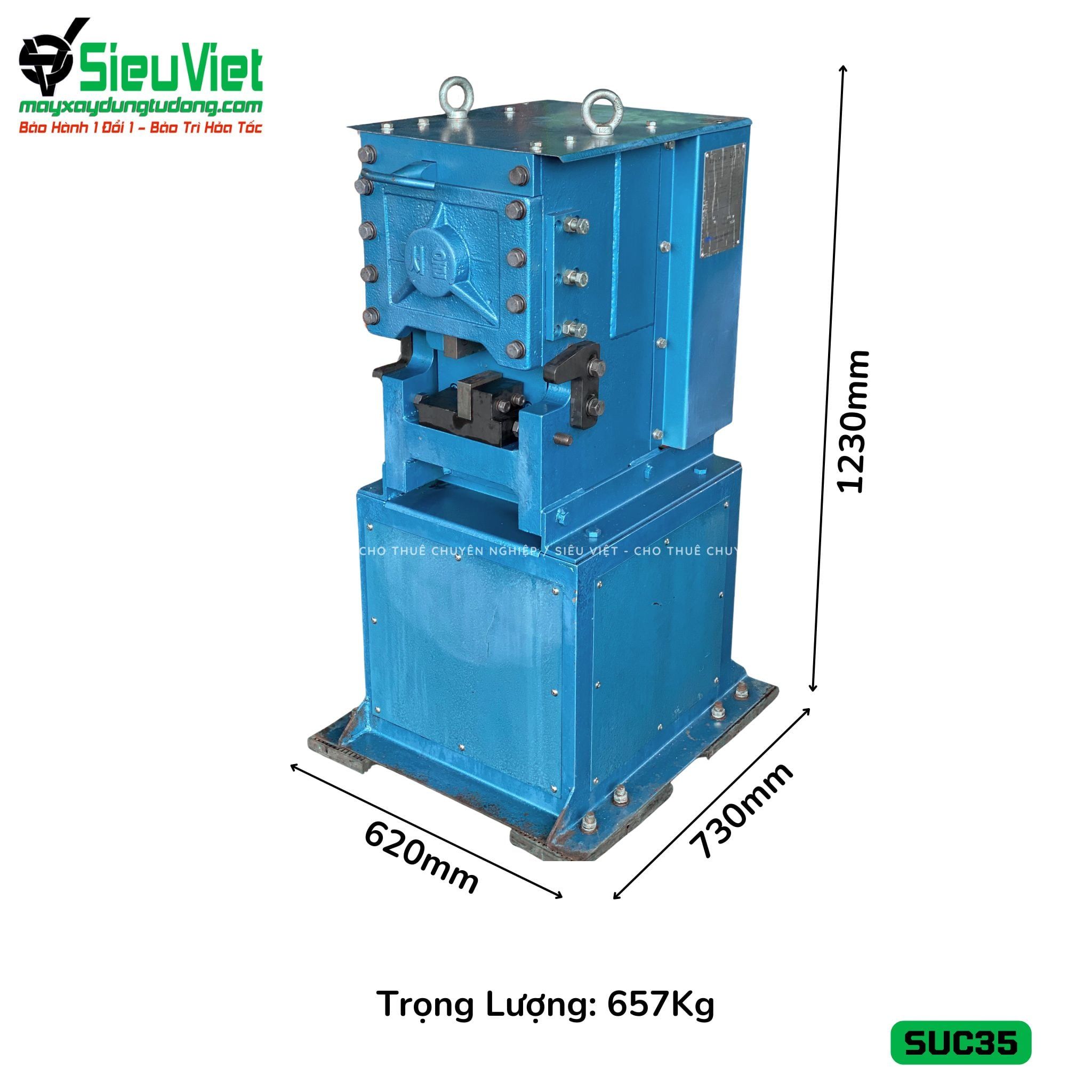 Máy cắt sắt SUC-35 Seoul Hàn Quốc - Điện 380v, 3 Pha