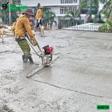 Máy đầm thước nhôm, động cơ xăng