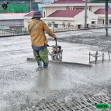 Máy đầm thước nhôm, động cơ xăng