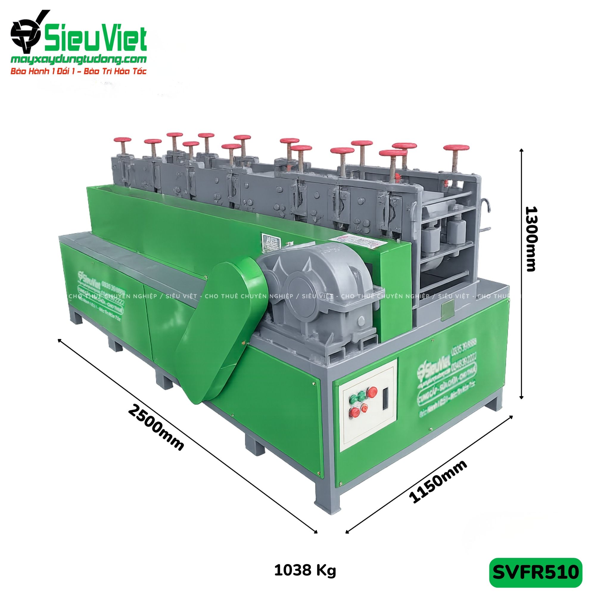 Thuê Ngày Máy nắn sắt hộp SVFR510 - Điện 380V, 3 pha