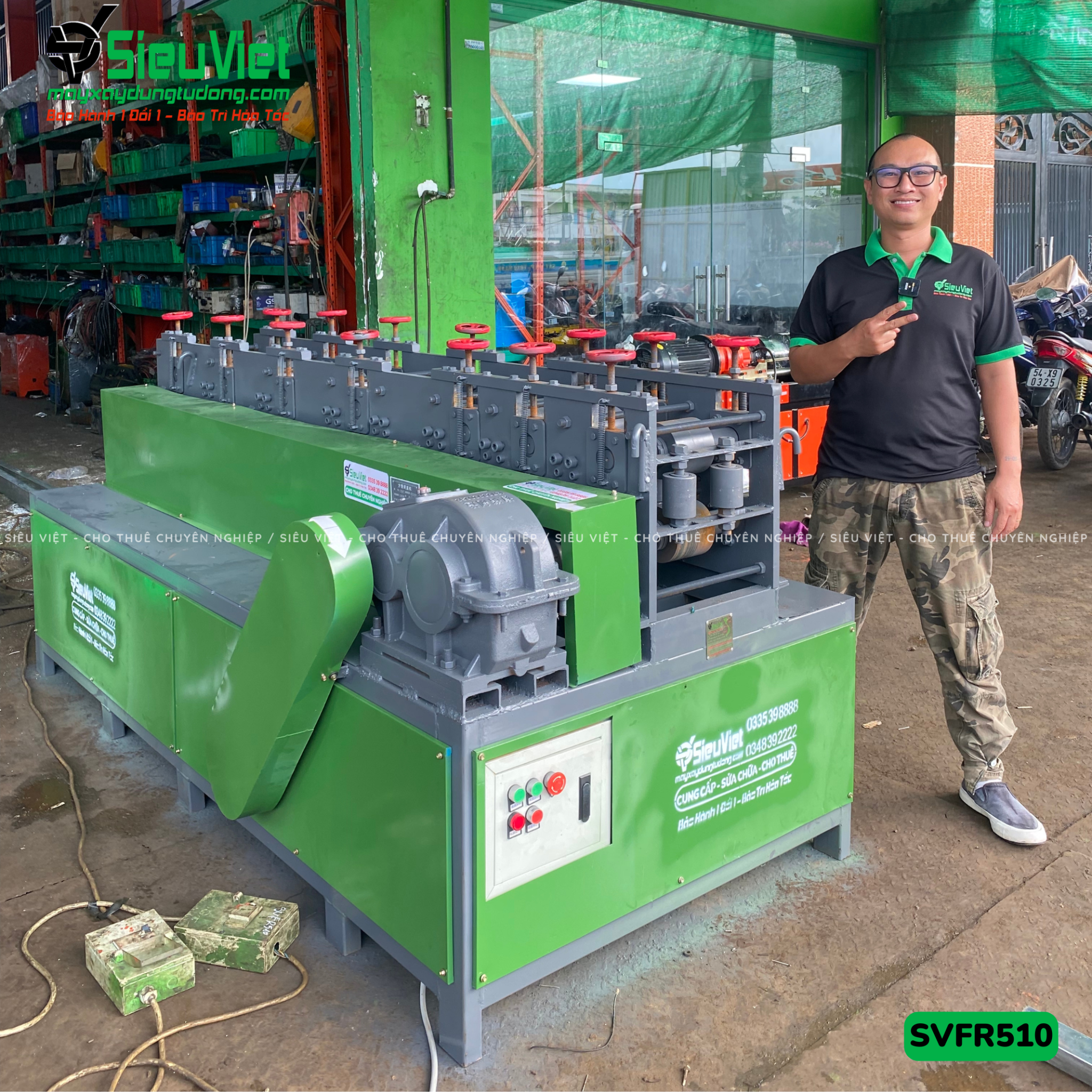 Thuê Ngày Máy nắn sắt hộp SVFR510 - Điện 380V, 3 pha