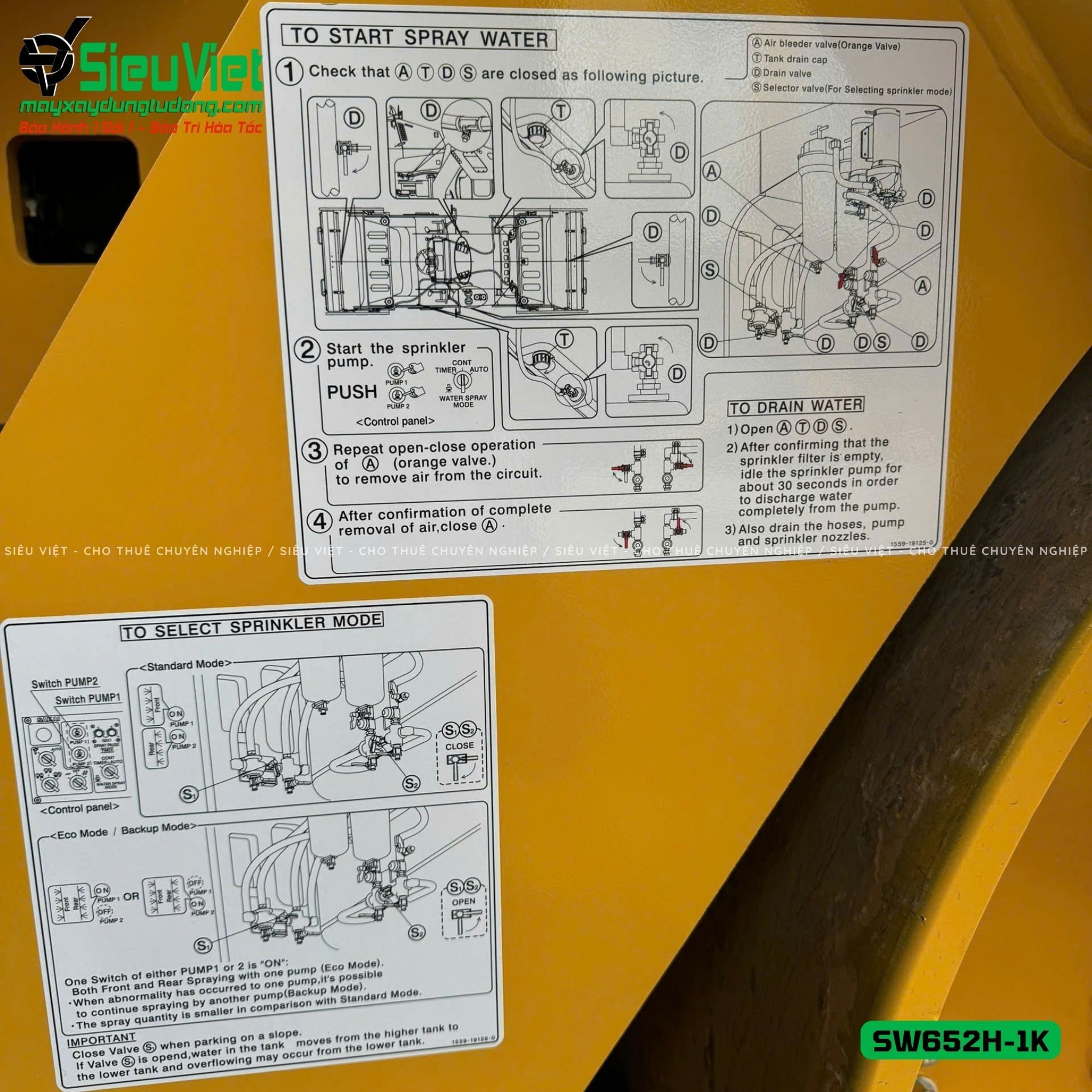 Xe lu rung nhỏ 8 tấn Sakai SW652H-1K Nhật Bản