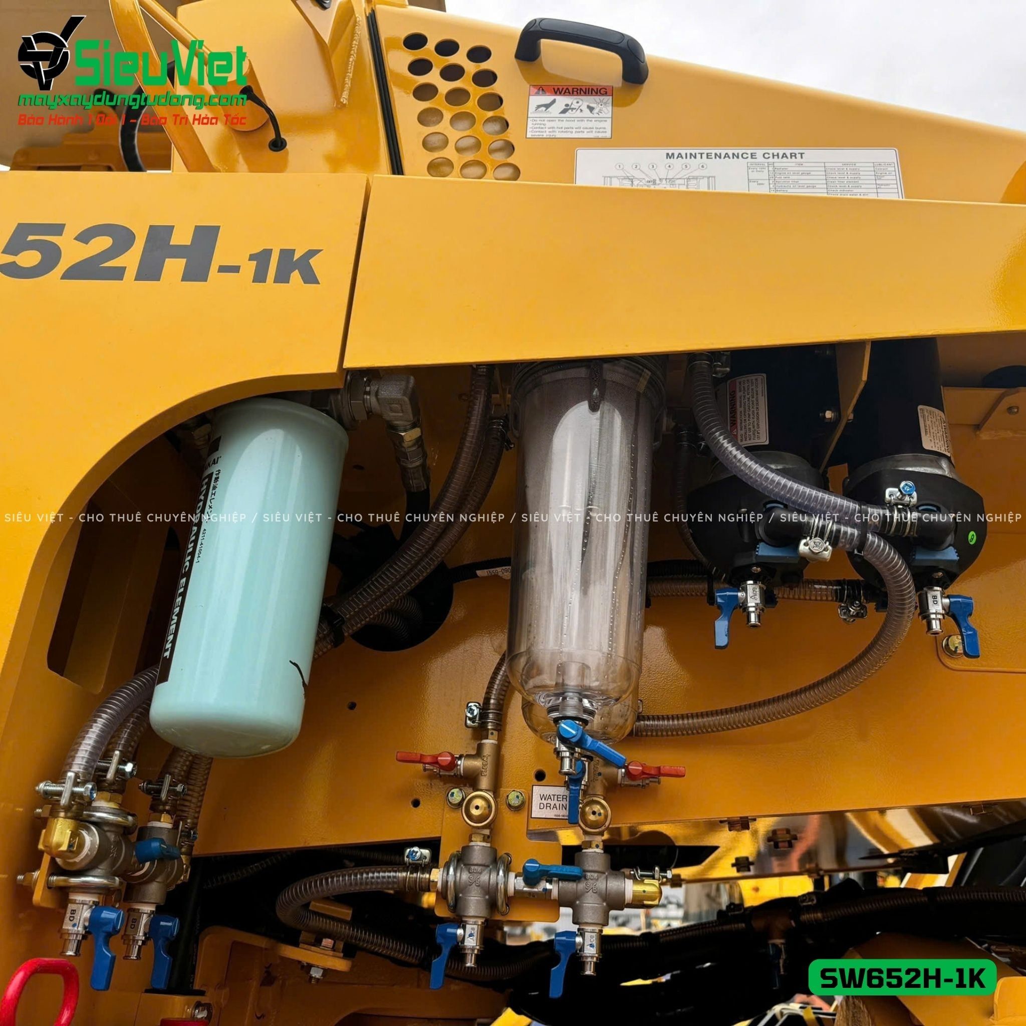 Xe lu rung nhỏ 8 tấn Sakai SW652H-1K Nhật Bản