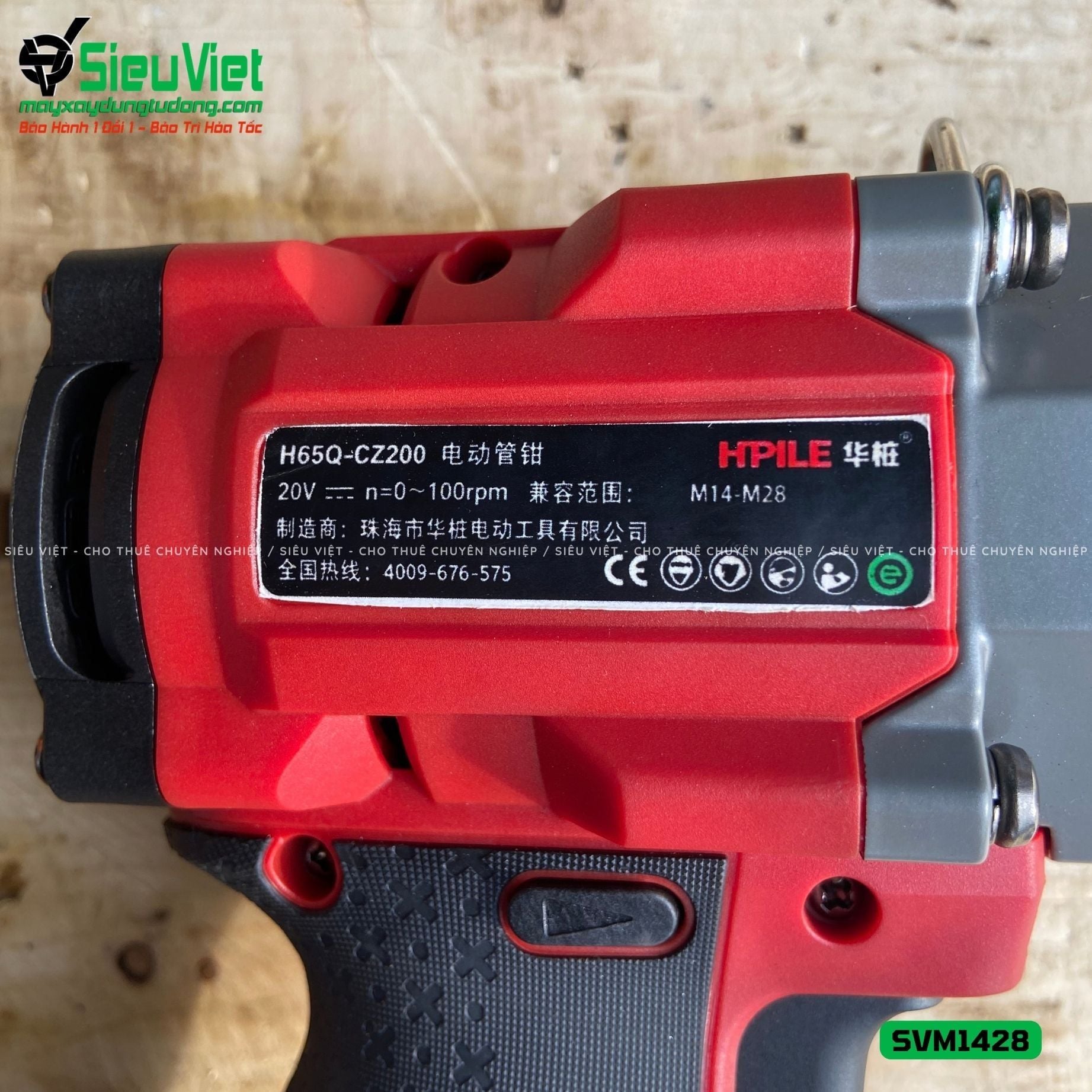 Máy siết vặn tăng đơ cáp SVM1428