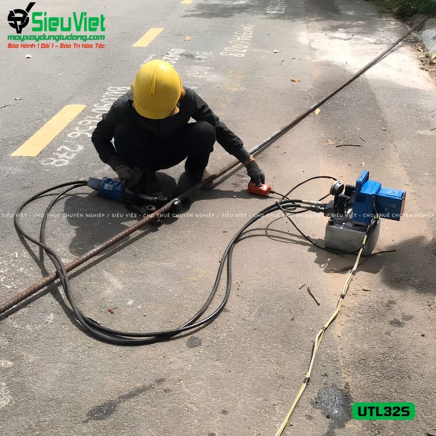 Máy uốn, sửa sắt cầm tay phi 28 UTL32S - Điện 220V, Dân dụng