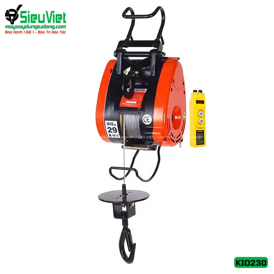 (Cho Thuê Ngày) Tời treo mini KIO230