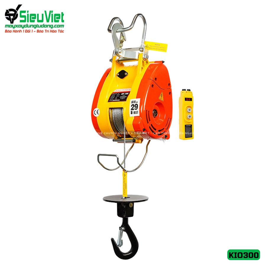 (Cho Thuê Ngày) Tời treo mini KIO300