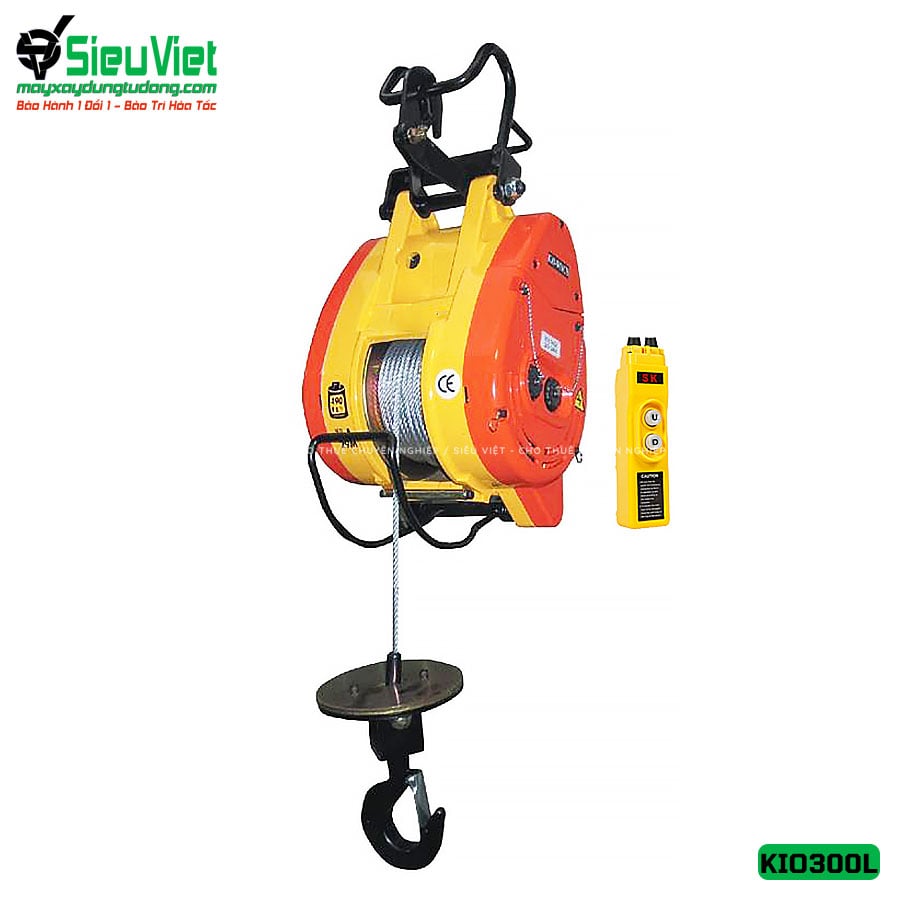 (Cho Thuê Ngày) Tời treo mini KIO300L