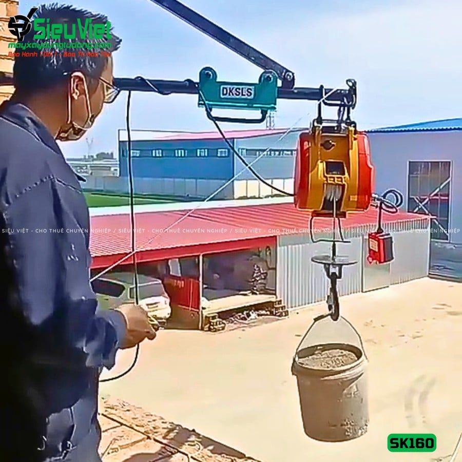 Tời treo mini SK160