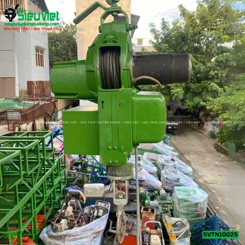 Thuê Tháng Tời treo tốc cao TN10025 Tải 100Kg Tốc 25m - Điện 220V, 1 pha