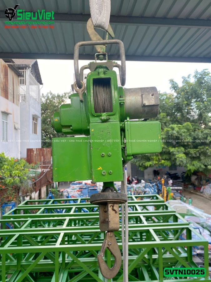 (Cũ) Tời treo tốc cao TN10025 Tải 100Kg Tốc 25m - Điện 220V, 1 pha