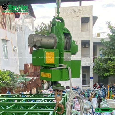 Thuê Ngày Tời treo tốc cao TN10025 Tải 100Kg Tốc 25m - Điện 220V, 1 pha