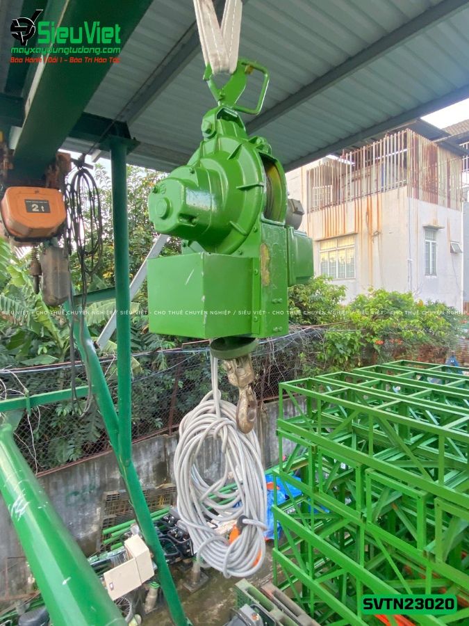 (Cũ) Tời treo tốc cao TN23020 Tải 230Kg Tốc 20m - Điện 220V, 1 pha