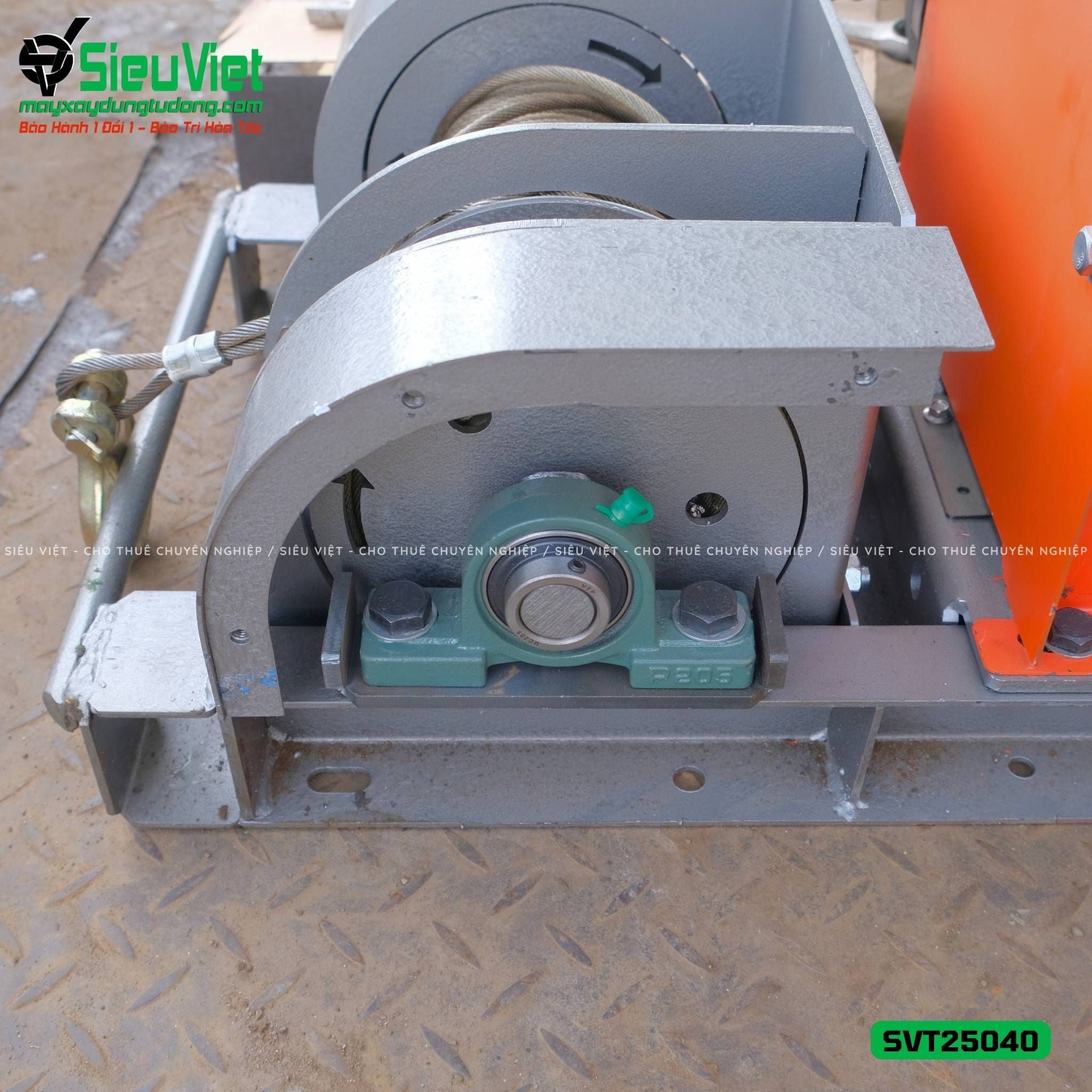 Máy tời tốc nhanh biến tần SVT25040 - 250Kg, 40m Cáp.