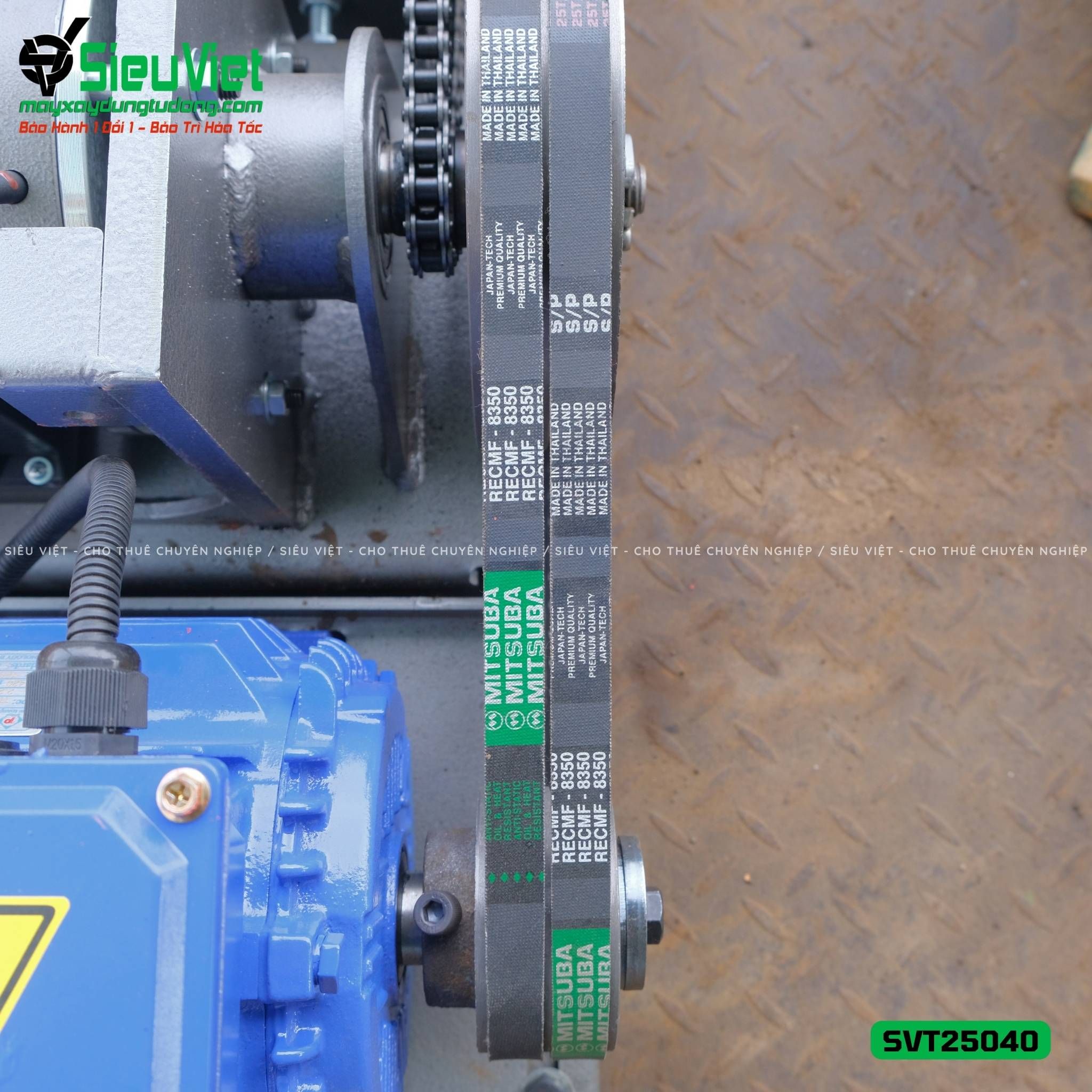 Máy tời tốc nhanh biến tần SVT25040 - 250Kg, 40m Cáp.